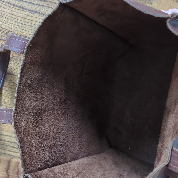 Leather tote bag - Picture 4 of 5